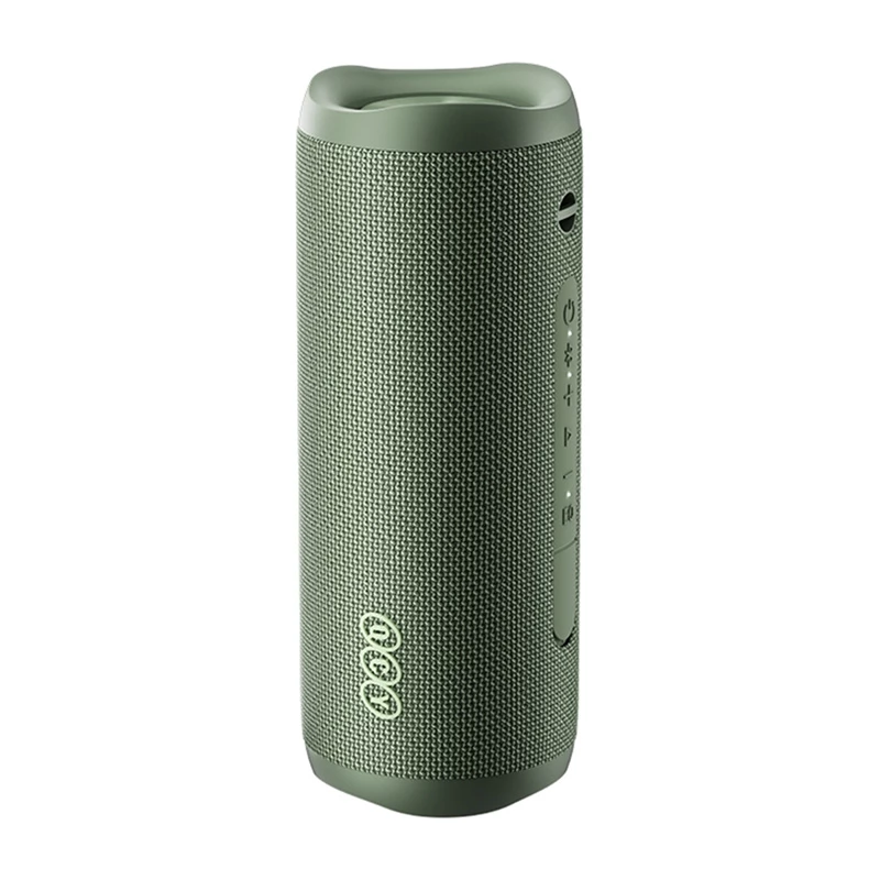 Altoparlante wireless QCY SP7 verde Bluetooth 5.0 portatile, batteria ricaricabile, design compatto