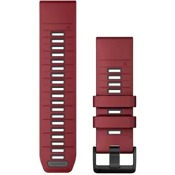 Cinturino Garmin QuickFit 010-13393-06 graphite rosso
