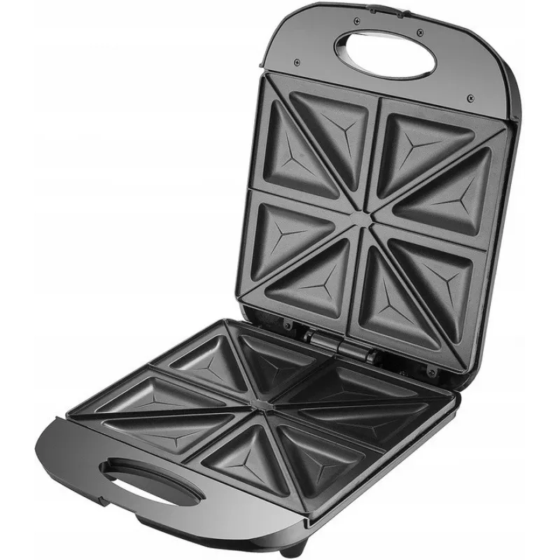 Promis STP 25 XXL tostiera per sandwich, 4 toast, 1400 W, nero