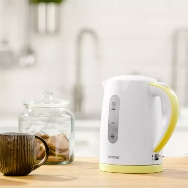 Bollitore Zelmer 1,7 L 2200 W bianco giallo