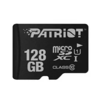 Scheda di memoria MicroSDXC PATRIOT PSF128GMDC10 128 GB UHS-I Classe 10 U1 80 MB/s, nero