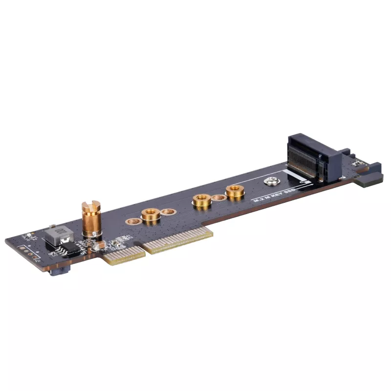 Silverstone SST-ECM28 scheda adattatore M.2/SATA, PCIe 4.0, 1x M-Key, 1x SATA