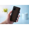 Custodia protettiva per Samsung Galaxy S20+ — Man and Wood — ebano nero