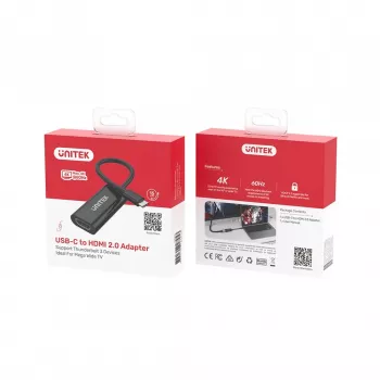 UNITEK V1421A adattatore grafico USB nero