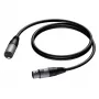 PROCAB cavo connettore maschio XLR su connettore femmina XLR 1m