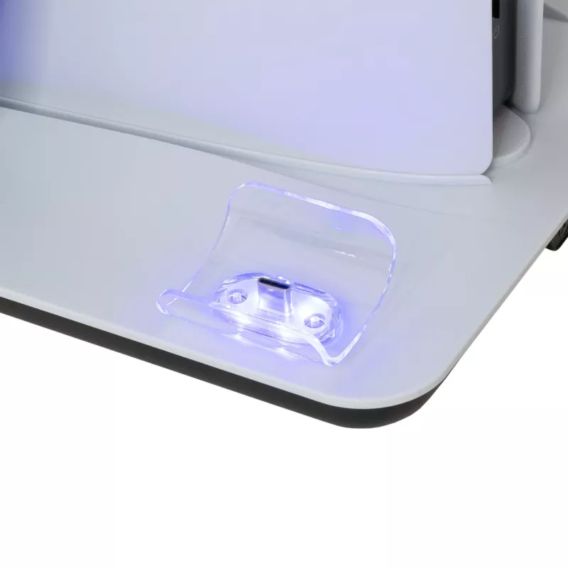 Cuscinetto di raffreddamento White Shark Guard-2 per PS5 con stazione di ricarica integrata (modello PS5-05102V2)