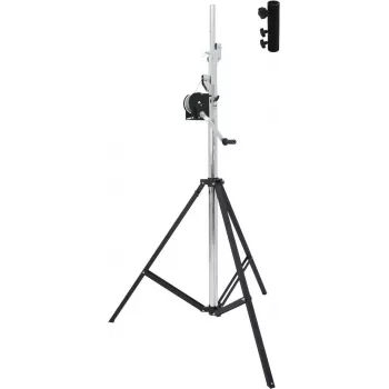 Stativo EUROLITE STT-400/85 con STV-3529 — altezza 2,5 m, portata 30 kg