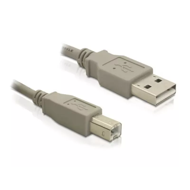 Cavo USB DeLOCK 82216 USB 2.0 3 m USB A USB B grigio