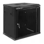 Qoltec 54488 armadio rack a parete 19 pollici, 12U, 600 x 635 x 450 mm, porta perforata