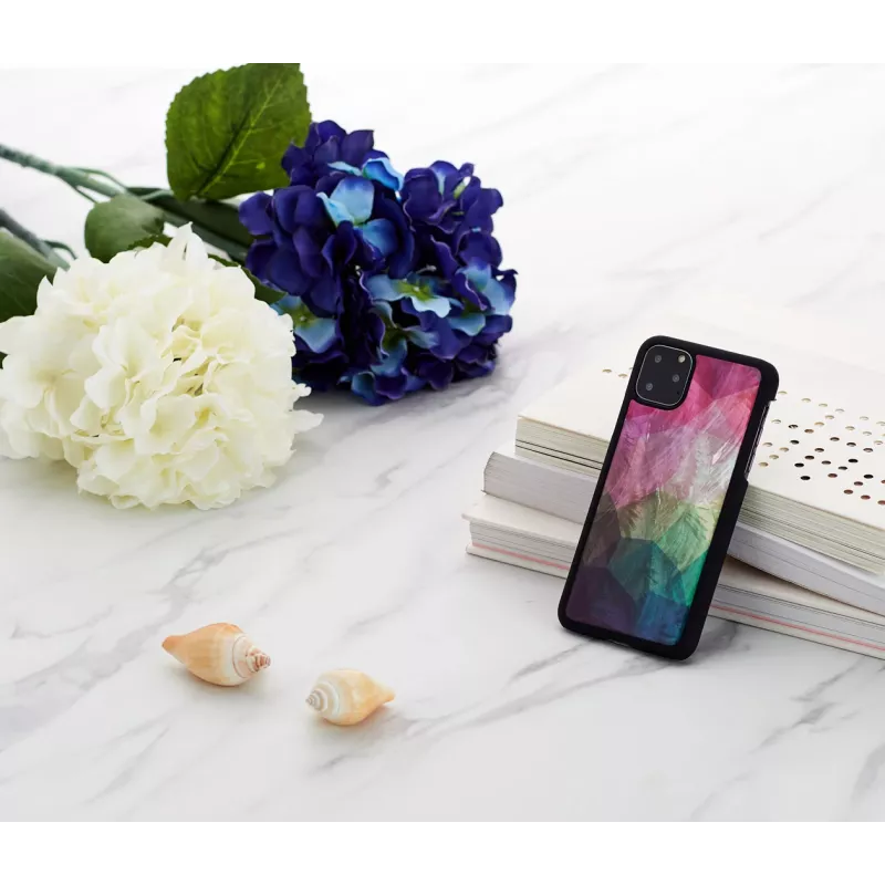 Custodia protettiva iKins per iPhone 11 Pro Max – Water Flower nero