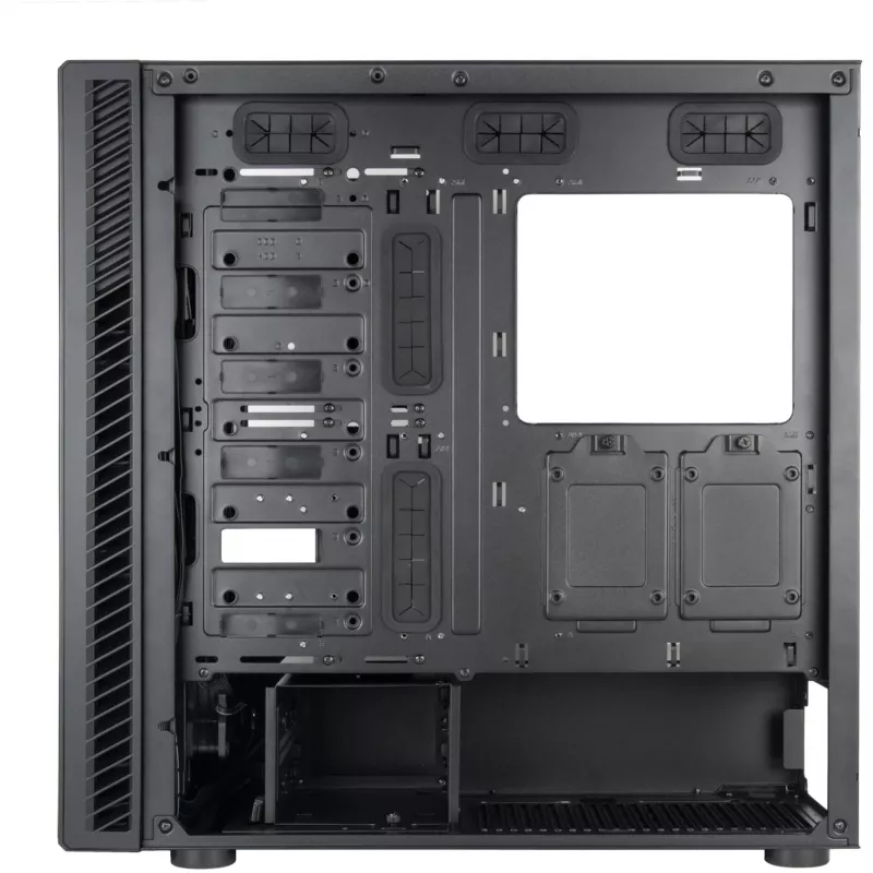 Case SilverStone SETA Q1 Midi Tower, nero