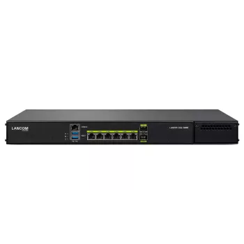 LANCOM gateway multi-Gigabit centrale per SD-WAN 100 peer VPN incl. opzionale fino a 1000 6xGE 2xSFP+ 2xUSB firewall/IDS (61079)