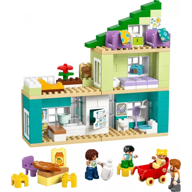 LEGO DUPLO 10470 3-in-1 Casa moderna per famiglie con personaggi