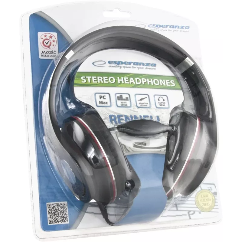Esperanza EH141K cuffie/headset archetto nero