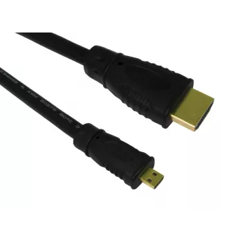 Cavo HDMI SBOX HDMI-MICRO/R 1.4 2 m — Micro-HDMI su HDMI, versione 1.4, lunghezza 2 metri