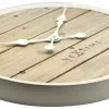 NeXtime orologio 3134wi Plank, Ø50 cm, da parete, bianco