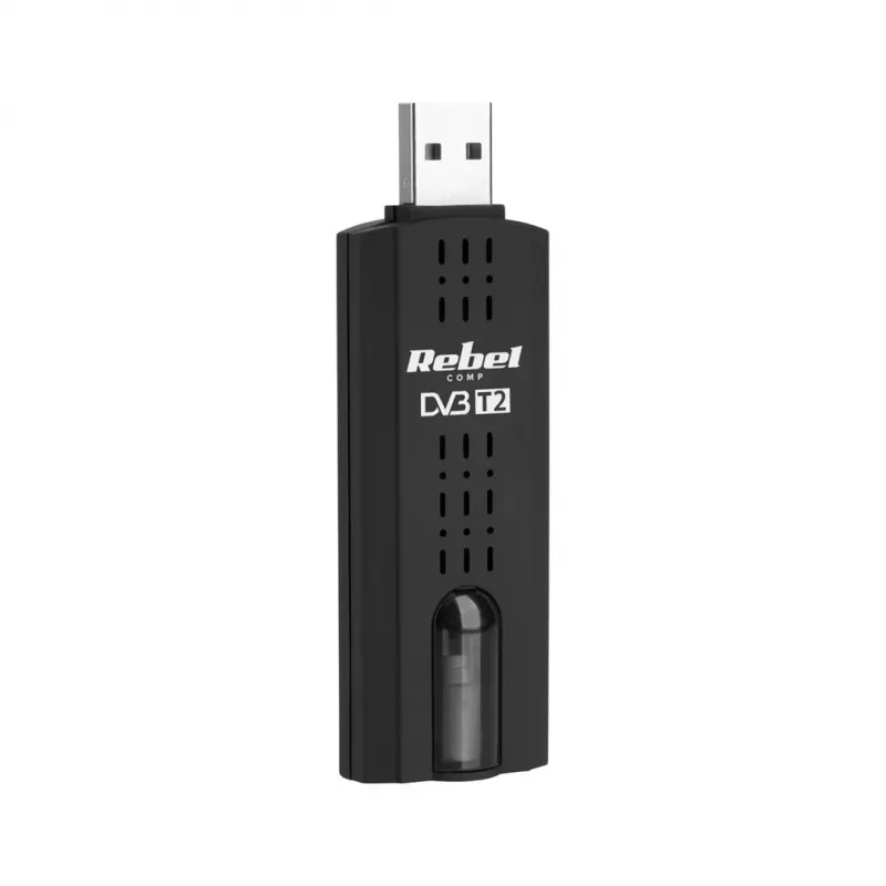 Sintonizzatore TV digitale Rebel Comp KOM1060 — ricevitore DVB-T2 HEVC
