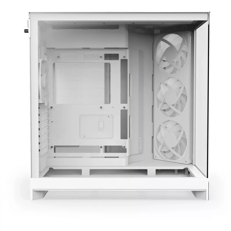 Case PC NZXT H9 Flow RGB midi tower bianco
