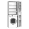 Mobile da bagno Top-E-Shop MARPOL DD BI – a libera installazione, bianco, 10 ripiani