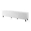 Mobile TV cama meble BARI 200x42x52 bianco opaco — 200×42×52 cm