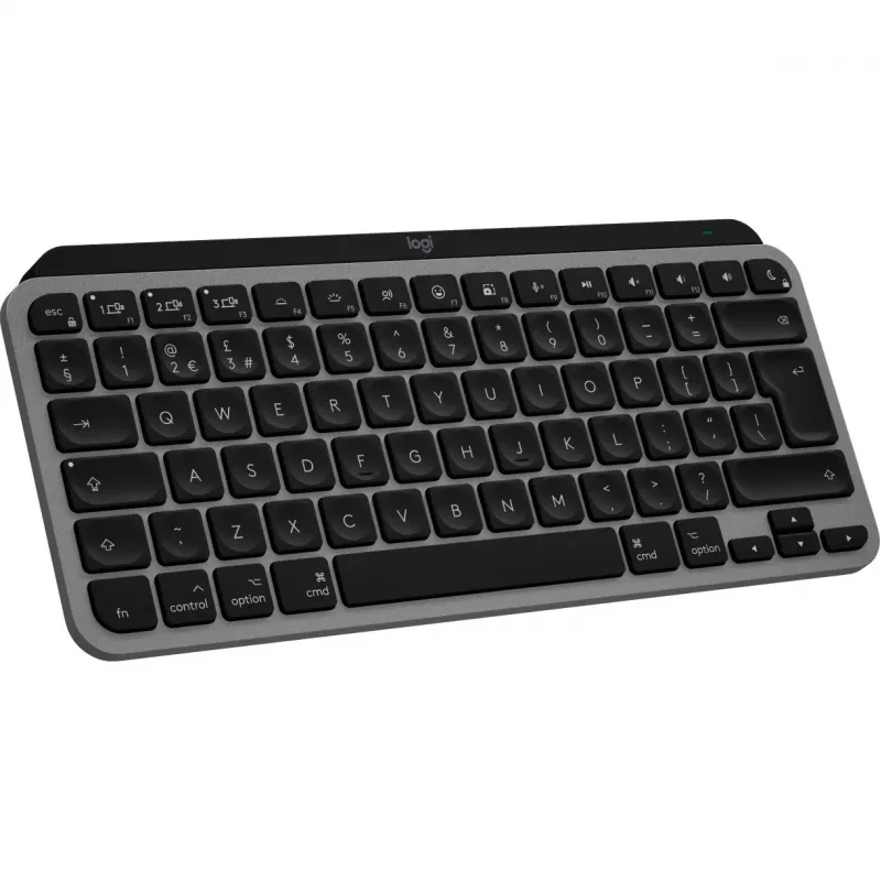 Logitech Master Series MX Keys Mini for Mac – Tastiera – compatta – retroilluminata – wireless – Bluetooth LE – AZERTY – francese – grigio spazio (920-012646)