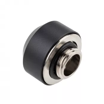Raccordo per tubi rigidi OPTIMUS 12 mm, nero – raccordo singolo a ghiera per tubi rigidi