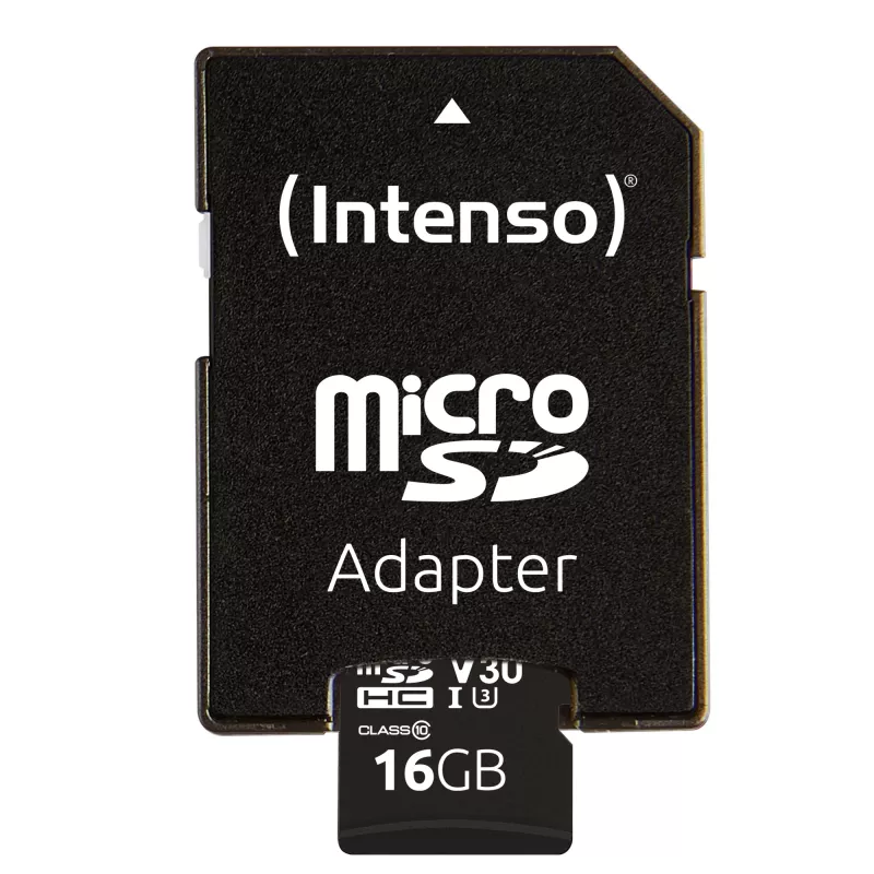 MEMORY MICRO SDHC 16GB C10/W/ADAPTER 3433470 INTENSO