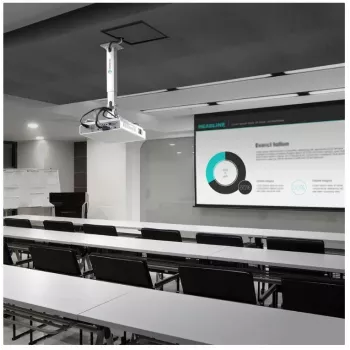 Supporto per proiettore ONKRON K5A-W regolabile in altezza, bianco