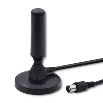 Antenna TV interna QOLTEC 57016 DVB-T2 – design compatto per la ricezione digitale terrestre