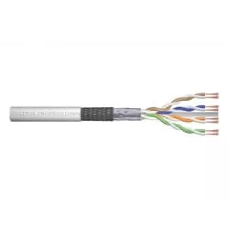 Cavo di rete Digitus CAT 6 SF/UTP Twisted Pair patch cable Rohware 305 m grigio