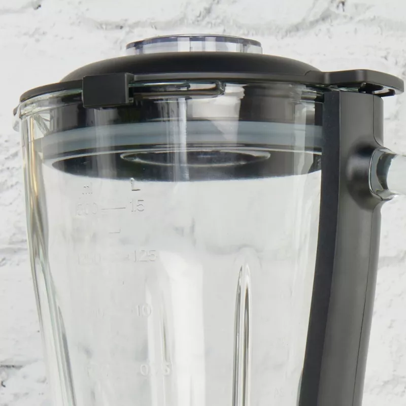 Contenitore mixer in vetro Petra PT5531MBLKVDE nero