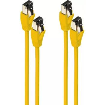 Cavo di rete ShiverPeaks BS08-41152-2 Cat8.1 1,5 m giallo