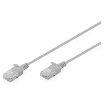 Cavo patch DIGITUS CAT6 U-UTP sottile, 5 m, grigio