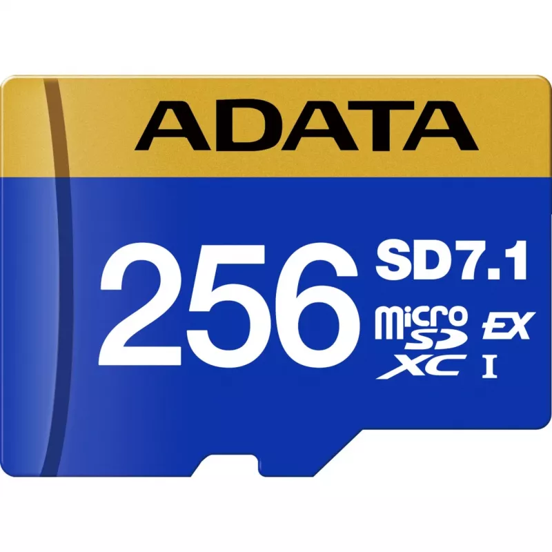 Scheda di memoria ADATA Premier Extreme microSDXC SD7.1 Express 256GB, lettura 800 MB/s, scrittura 700 MB/s, UD256GEX3L1-C