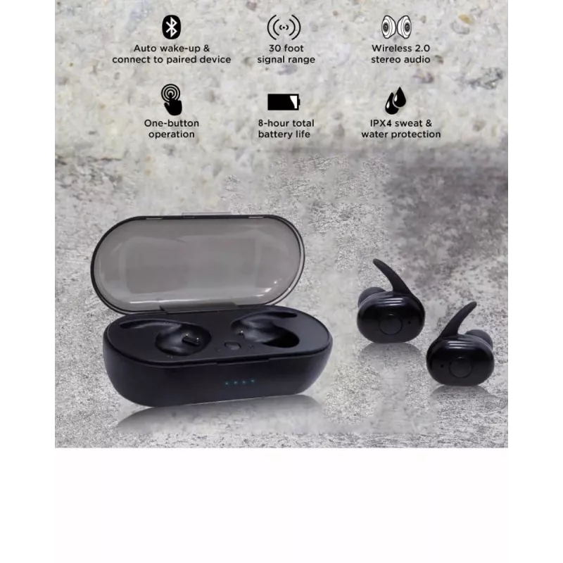 Auricolari V.Silencer Ture Wireless Earbuds nero/rosso