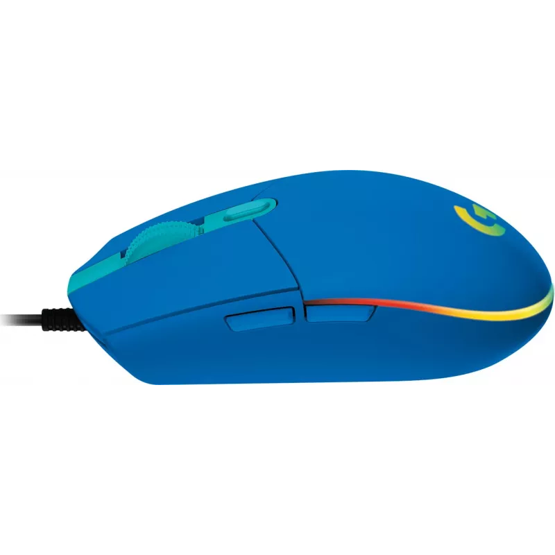 Logitech G102 LIGHTSYNC mouse da gaming, blu