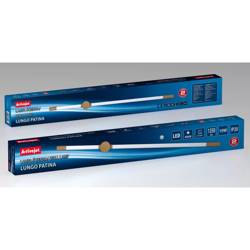 Applique LED Activejet AJE-LUNGO patina