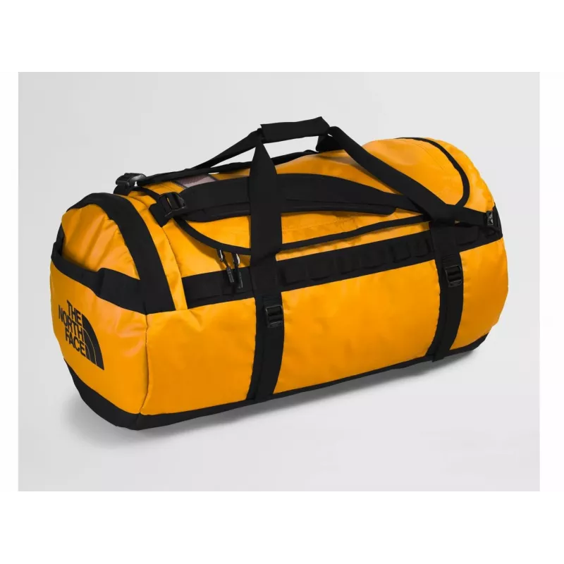 The North Face Base Camp Duffel L Borsa da viaggio 95 L poliestere nero, giallo