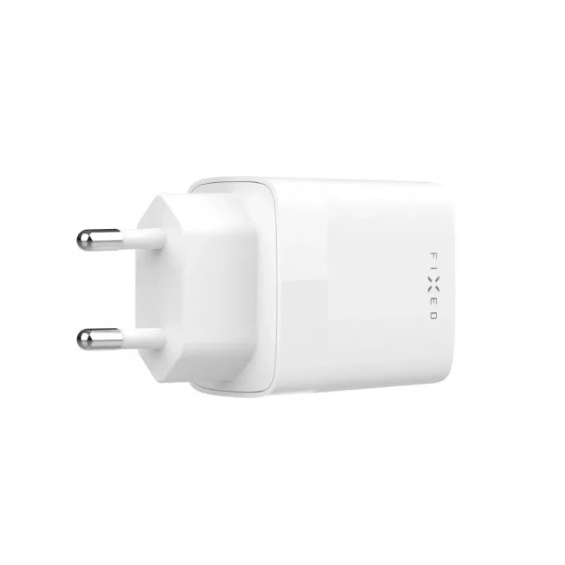 Caricabatterie da viaggio USB-C FIXED FIXC30N-C-WH — alimentatore USB-C compatto 30W, ricarica rapida a porta singola