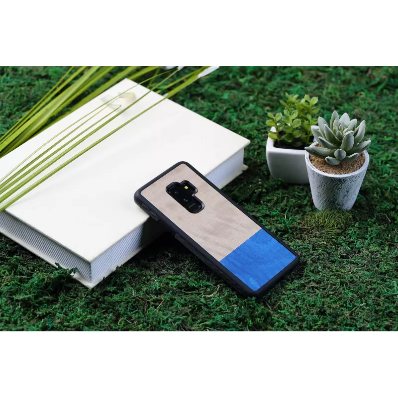 Custodia per smartphone man and wood per Galaxy S9 Plus — nero colombaccio