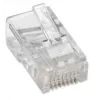 Intellinet 502375 connettore per fili RJ-45 trasparente