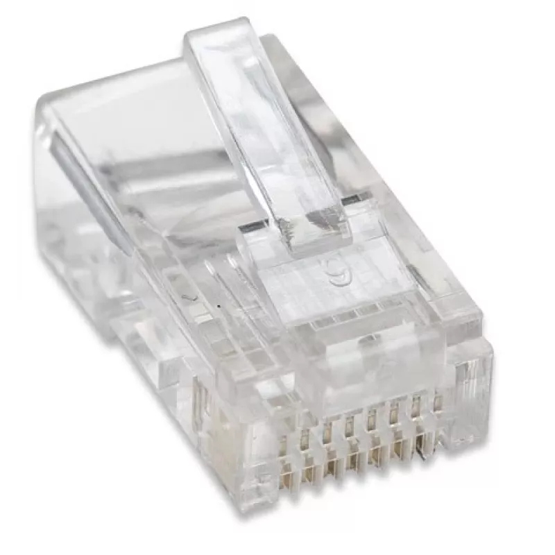 Intellinet 502375 connettore per fili RJ-45 trasparente