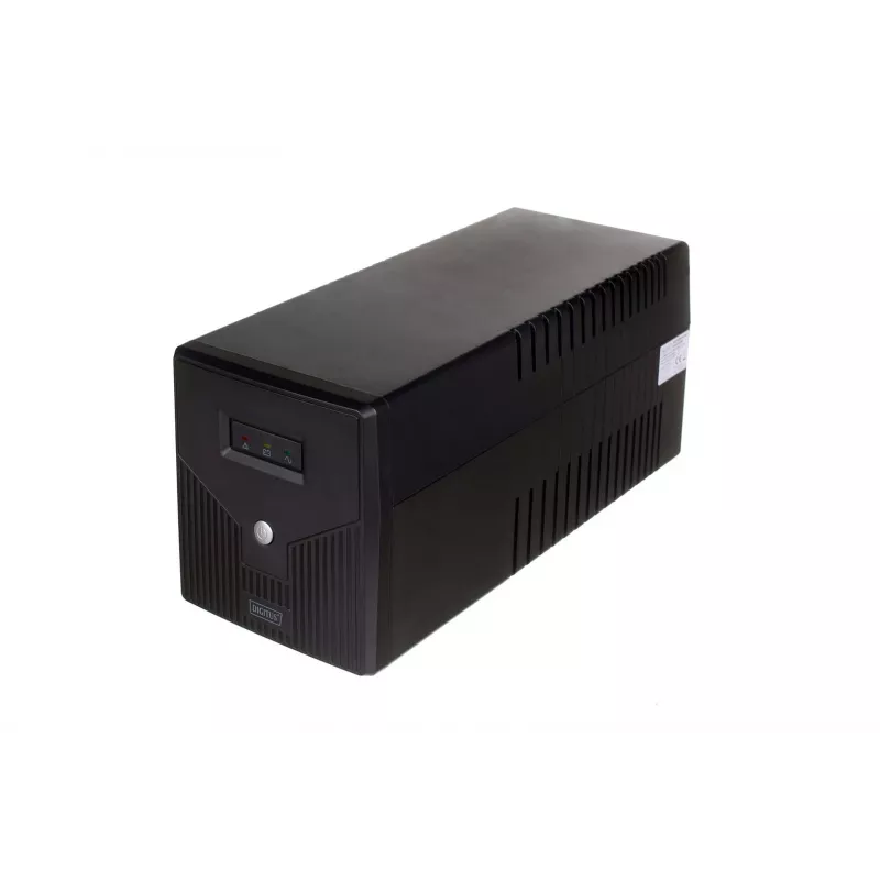 Digitus DN-170065 gruppo di continuità Line-Interactive, 1000VA / 600W, 4x Schuko, 2x 12V/7Ah