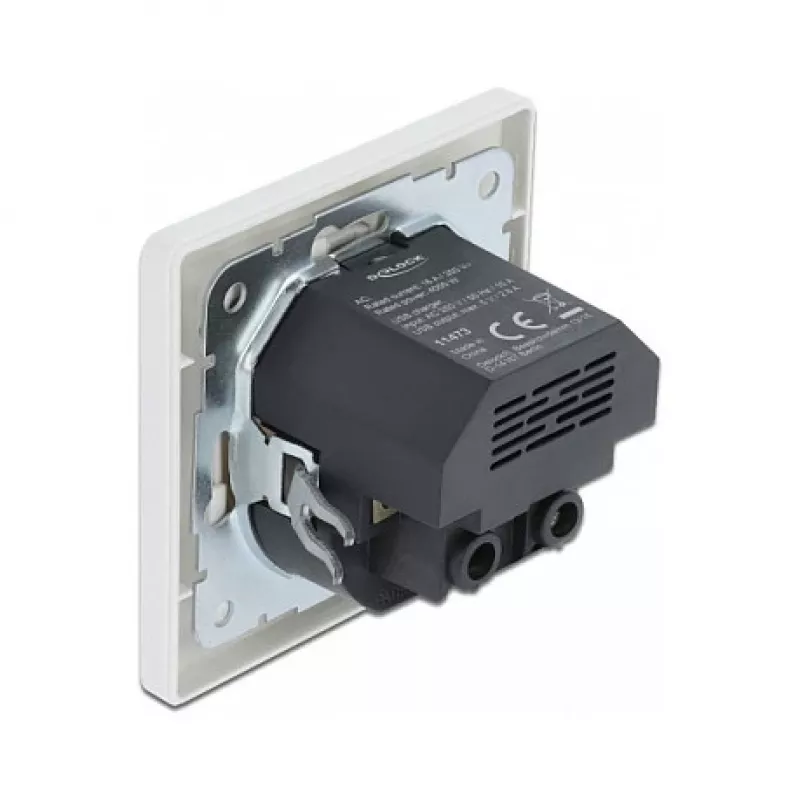 Presa 2 x USB + CEE 7/3 DeLOCK 11473