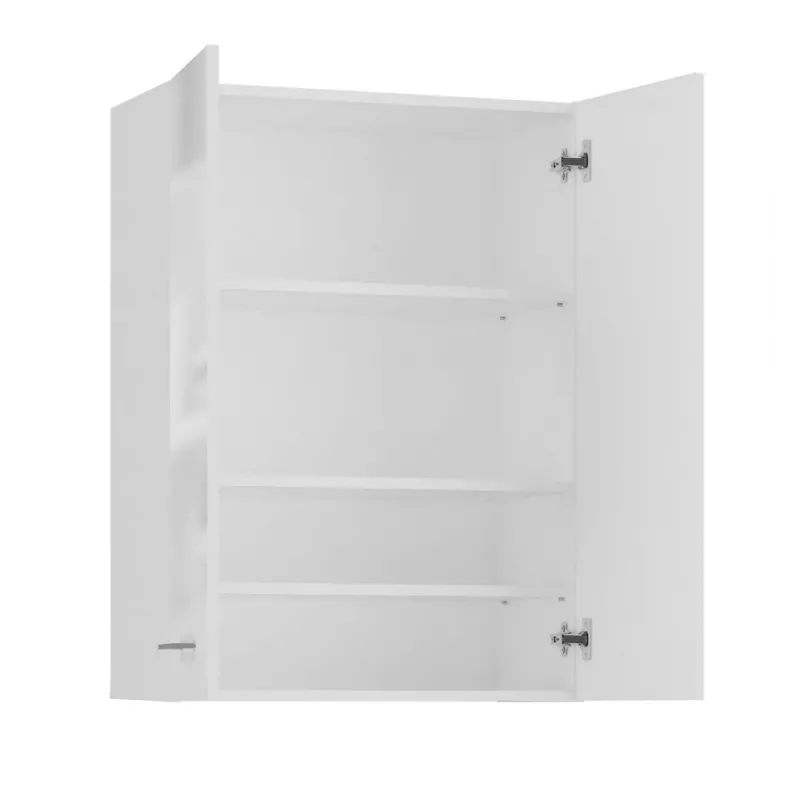 Topeshop POLA MINI DD armadietto contenitore bagno bianco lucido bianco