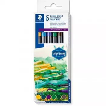 Set di matite colorate Staedtler Design Journey Around the world Asia 3001 C6-5 — colori assortiti