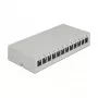 Patch panel DeLOCK Keystone 12 porte grigio