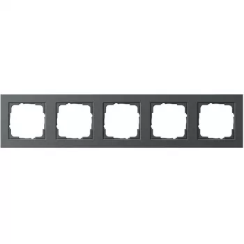 GIRA 021523 Placca 5 posti antracite E2 5 posti E2