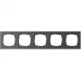 GIRA 021523 Placca 5 posti antracite E2 5 posti E2