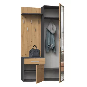 Armadio ingresso Top e shop GARD DUO ANT/ART KPL — 2 ante battenti, truciolare, 1000×350×1800 mm